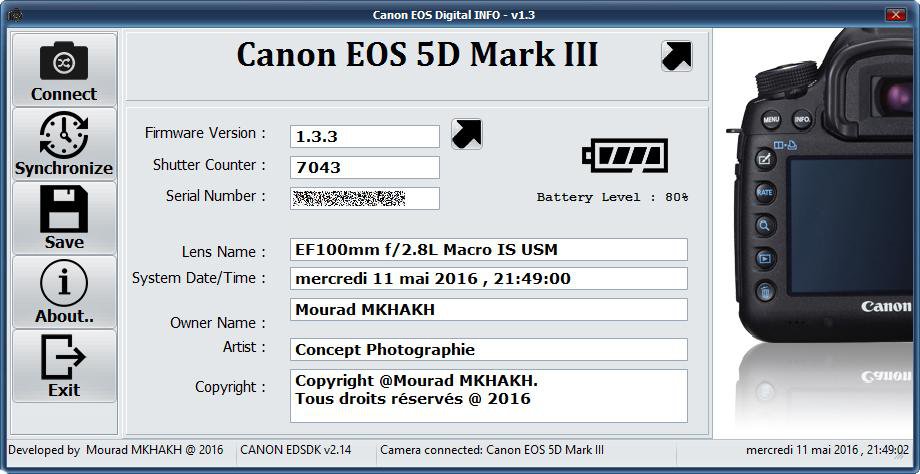 Canon eos utility version 3.4.0.3